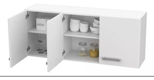 Alacena 3 Puertas Con Estantes 120 X 50 X 31 Cod 10067