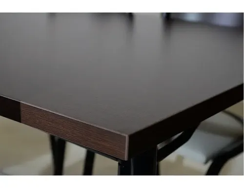 Mesa Cocina. Trampa 120 A 160 X 0,80. Melamina. Base Caño
