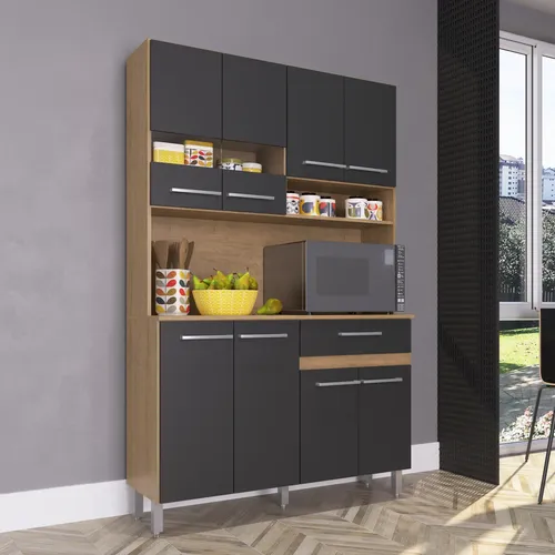 Kit De Cocina 120 Cm- 8 Puertas. 1 Cajon 610.001 Casa Mia