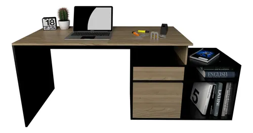 Escritorio Mesa De Pc Organizador Con Mueble Bajo Cod. 3048