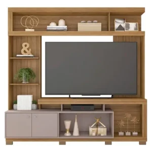 Estantería Para Tv Formosa Cor Lamina Mel/cacao Lamina Miel/cacao