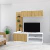 Modular Centro De Entretenimiento Calabria 162 X 177 X 51