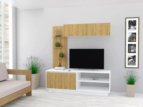 Modular Centro De Entretenimiento Calabria 162 X 177 X 51