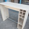 Barra Cocina Desayunador. Melamina. 120 X 102 X 50 Cod. 360