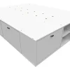 D_791736-MLA79310967350_092024-O.webp Base Box 2 Plazas 1.40 X 1.90- 4 Caj. Bauleras- 2 Zapateros