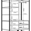 D_792579-MLA79417423593_092024-O.jpg Ropero Armario Organizador Funcional Cajones, Puertas- Dst25