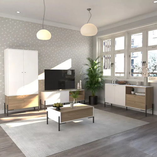 Mesa Ratona Centro De Living- Con Puerta 89 X 60- Cod. 2023