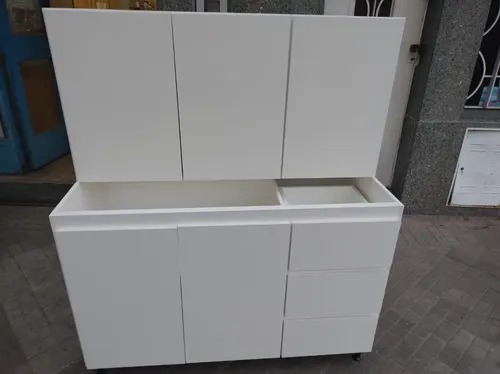 D_792860-MLA70231545506_072023-O.webp Bajo Mesada + Alacena 1.20 Mts. Melamina Mdf 15 Mm-