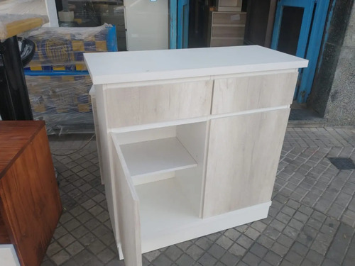 Bahiut Rack Vajillero 2 Puertas, 2 Cajones- 90 X 88 X 38-