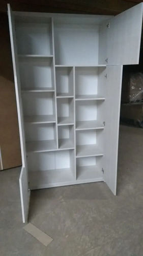 Modular Cristalero Living Comedor Melamina. 1.00 Mt Toledo