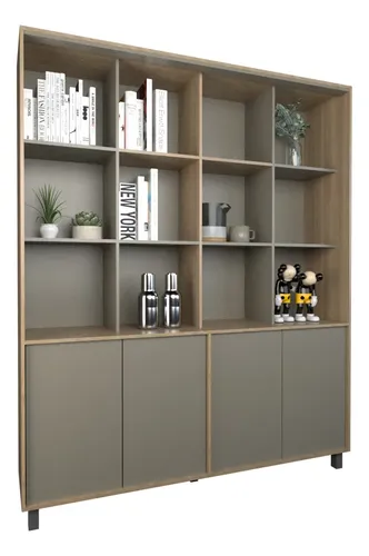 D_796086-MLA87506222109_072025-O.webp Modular Minimal 208 X 180 X 36 4 Puerta Bajas Cod. 7012