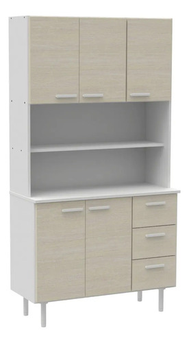 D_796578-MLA106234751858_022026-O.jpg Aparador Vajillero Mueble Organizador De Cocina Despensero Color Venezia