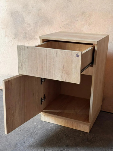 D_797562-MLA109091854778_042026-O.jpg Mesa De Luz Para Sommier, 1 Cajon, 1 Puerta- 38 X 61 X 38
