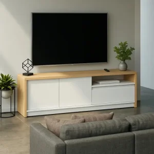 Mesa Rack Tv/ Led 80 Niza. 180 X 51 X 35- 2 Ptas, 1 Cajon