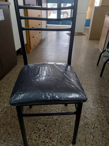 Silla Cocina Comedor Caño 1 Economica- Asiento Tapizado