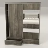 Ropero Placard Ragazzo 180 X 215 X 60- 1 Puerta Con Espejo