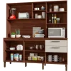 Bajomesada Cocina Kit's Paraná 7 Puertas 2 Cajones Mdp Moderna Beige Tapas Para Mostrador Nogal/blanco Apagado
