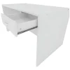 Escritorio Oficina 2 Cajones 100cm 18mm Espesor Premium 910 Blanco Piro