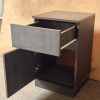 D_802413-MLA109091736654_042026-O.jpg Mesa De Luz Para Sommier, 1 Cajon, 1 Puerta- 38 X 61 X 38