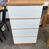 Cajonera Chifonier Comoda Paraiso Blanco 105 X 60 X 43