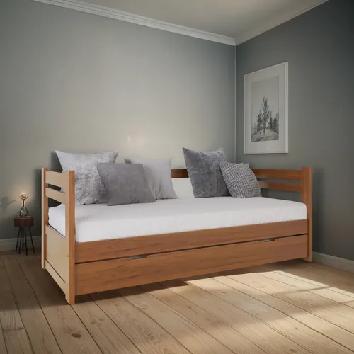 D_805102-MLA85087903629_052025-O.webp Divan Cama Con Carro Cama Pino Lustrado Cod. 207- Pacifico