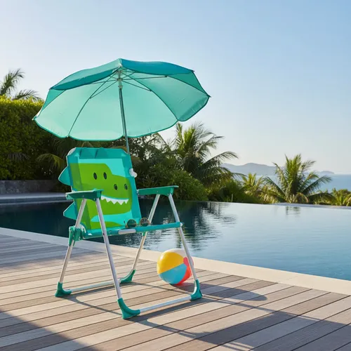 Sillon Reposera Infantil Con Sombrilla. Varios Colores