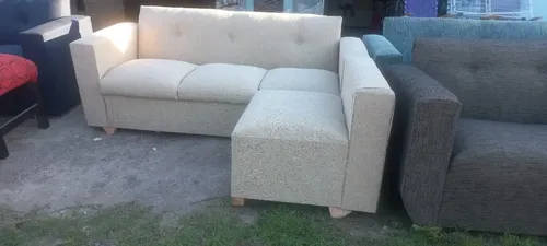 Sofa Sillon Living Esquinero Con Camastro Y Apoya Brazos Mar