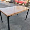 Mesa Cocina Comedor 1.40 X 80. Tapa Paraiso Base De Caño 4 P