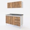 D_807041-MLA46101343273_052021-O.jpg Combo Cocina Bajo Mesada+ Alacena 1.20 Mts. Dl 612-622