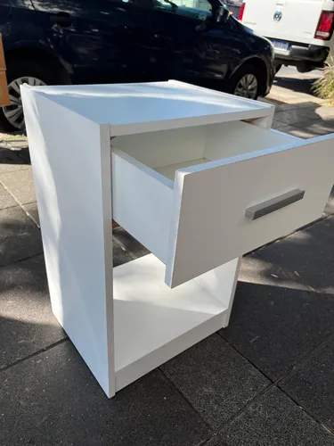 D_807056-MLA75251660302_032024-O.webp Mesa De Luz. 1 Cajon, 1 Estante- 60 X 38 X 34- Melamina