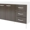 D_807654-MLA45240849741_032021-O.webp Bajo Mesada 1.20 Mts. Melamina Dl 612. 2 Puertas- 3 Cajones