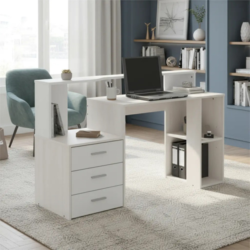 D_809079-MLA93259173195_092025-O.jpg Escritorio Organizador Con 3 Cajones 150 X 90 X 45- Oes 107