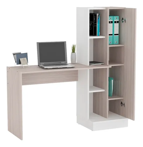 D_809218-MLA85987870845_062025-O.webp Escritorio Organizador Con Biblioteca 130 X 136 X 45 Oes 110