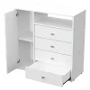 Cómoda Milenial Cajonera Chifonier Mosconi Blanco 56804 Color 56804 - Blanco