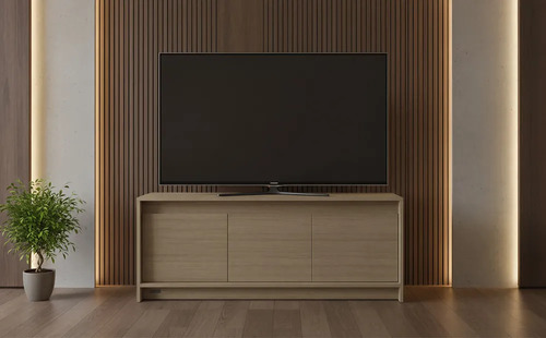 D_810257-MLA109638487373_032026-O.jpg Rack Mesa Para Tv Minimal - 3 Puertas- 128 X 53 X 36