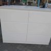 Comoda Chiffonier Laqueada Con 6 Cajones Prisma- 116-86-39