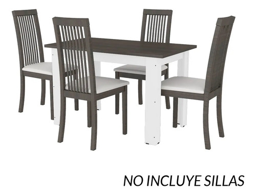 Mesa De Cocina Comedor 1.50 X 0.70 Lmr 150. Tapa Y Patas Mel