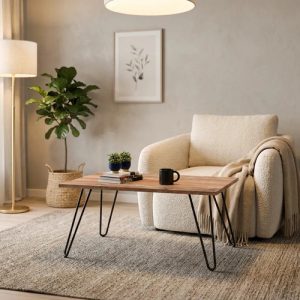 D_811069-MLA109109002473_032026-O.jpg Mesa Ratona Industrial Rectangular Living 90 Cm Color Atakama Con Patas De Hierro Negro Melamina 18mm Mesa Centro Baja Moderna Estilo Loft Fácil Armado Mir090 Dielfe