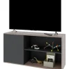 Rack Vision Para Tv 55 1 Puerta Y Estantes Dvs 02