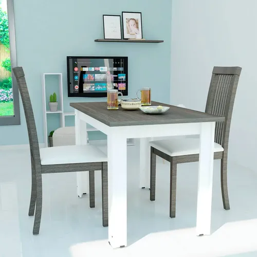 Mesa De Cocina Comedor 1.20 X 0.70 Lmr 120. Tapa Y Patas Mel