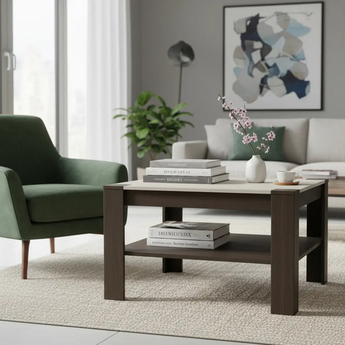 D_814837-MLA93314143273_092025-O.jpg Mesa Ratona Para Living. Verona. Combinada. 83 X 55 X 43