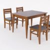D_815185-MLA79324606191_092024-O.jpg Mesa Comedor Escandinava 1.20 X 90 + 4 Sillas Atlantic- Pino