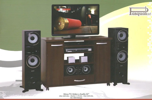 D_815221-MLA20734420759_052016-O.jpg Rack Mesa Tv- Led 1 Cajón 2 Puertas. Melamina Cod. 3003