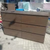 Comoda Chiffonier Cajonera 6 Cajones Mdf- 140 X 85 X 44
