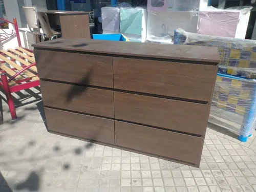 Comoda Chiffonier Cajonera 6 Cajones Mdf- 140 X 85 X 44