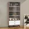 Mueble Organizador Cristalero 2 Ptas, 2 Caj 182 X 70 Rt 3151