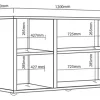 Rack Vision Para Tv 55 1 Puerta Y Estantes Dvs 02