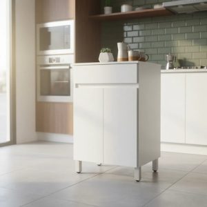 D_818101-MLA110660756859_042026-O.jpg Mueble Multiuso Para Microondas. 2 Puertas, 1 Cajon 90 X 58