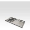 Combo Bajo Mesada + Alacena 1.20 Cm.+ Mesada Acero Inox