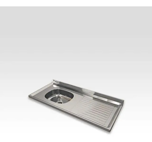 Combo Bajo Mesada + Alacena 1.20 Cm.+ Mesada Acero Inox
